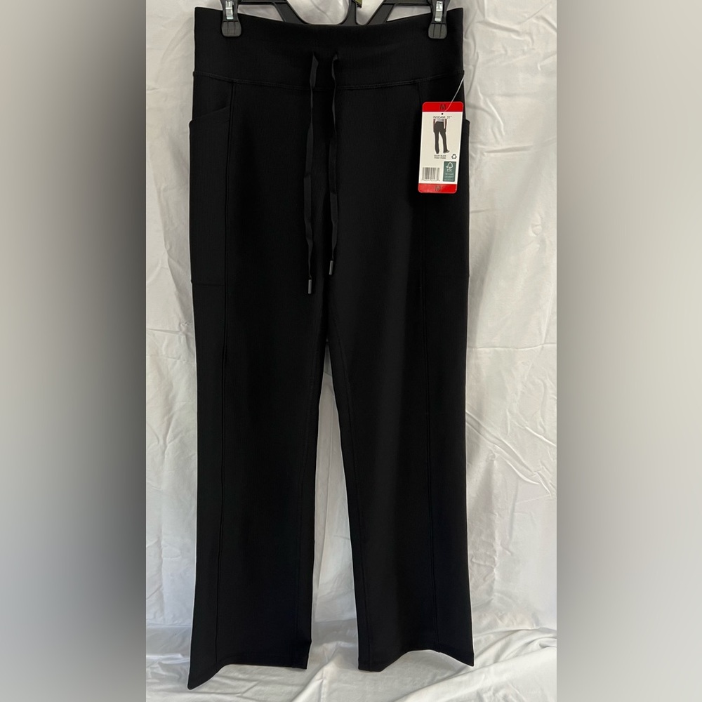 32 Degrees Cool Women's Black Semi Flare Pants